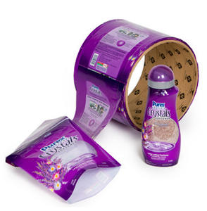 Etiqueta Termoencogible Personalizada para Botellas, de PET, Impermeable, de Grado Alimenticio, Imprimible, en Rollo, Directo de Fábrica - Product Image 2