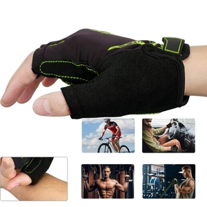 Custom High Quality Half <b>Finger</b> Cycling Gloves Breathable Gel Padded Anti Slip Bicycle <b>Bike</b> Riding Gloves Wholesale OEM - Product Image 3