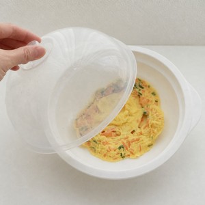 ภาชนะไมโครเวฟปลอดสาร BPA ผลิตในเกาหลี พร้อมถาดกรองสำหรับมันเทศและเกี๊ยว - Product Image 5