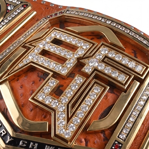 Ceinture de championnat universel Bray Wyatt The Fiend en cuir véritable avec boucle à plaque en strass - Product Image 3