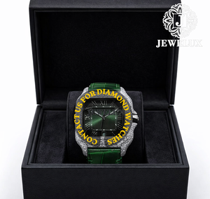 นาฬิกาข้อมือสายยาง Mossinate Diamond สำหรับผู้ชาย นาฬิกาควอตซ์แฟชั่นระดับพรีเมียมสำหรับสวมใส่ทุกวันและธุรกิจ ราคาดีที่สุด - Product Image 4
