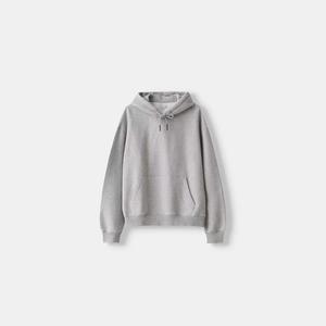 Men's Embroidered 100% Cotton Fleece Warm Hooded Pullover Hoodie Long Sleeve Winter Sports <b>Coat</b> - Product Image 5