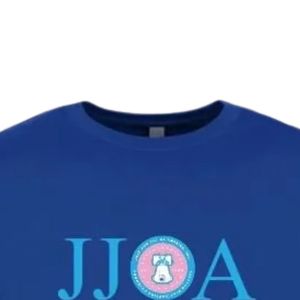 Camiseta de manga corta azul Philadelphia para hombre de Jack and Jill, camiseta informal de algodón, ropa cómoda para uso diario, ropa para eventos - Product Image 2