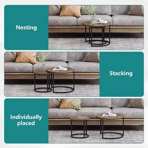 Table Basse Traditionnelle Indienne en Métal Antique – Écologique et Durable pour Appartements, Espaces de Vie et Cafés (Vente en Gros) - Product Image 2