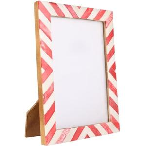 Cadre photo personnalisé de meilleure qualité fabriqué à la main en bois et incrustation de résine pour la décoration de l'Inde. - Product Image 1