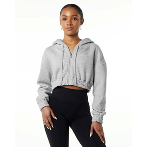Prix de gros Sweats à capuche courts brodés tie-dye hiver délavés à l'acide coupés effet vieilli avec patchs anti-rétrécissement - Product Image 5