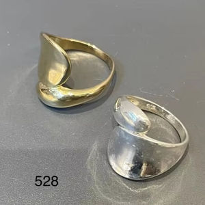 Anillos de banda grabados de plata Unisex Vintage joyería de moda de estilo bohemio Hippie apilable para fines de regalo - Product Image 1