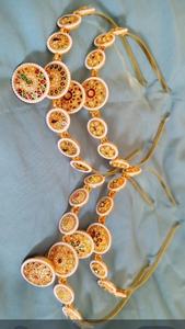 Serre-têtes tendance et diadèmes pour cadeaux de demoiselles d'honneur lors de mariages Haldi et Mehendi, bandeaux pour cheveux Kundan, sheesh patti, Borla, Matha pattis - Product Image 2