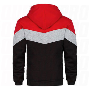 Mens Casual Pullover Hoodie Color Block Patchwork Sweatshirt Long Sleeve Fleece Hoodie with Pockets Comfortable Loose Fit 80 Per - Product Image 4