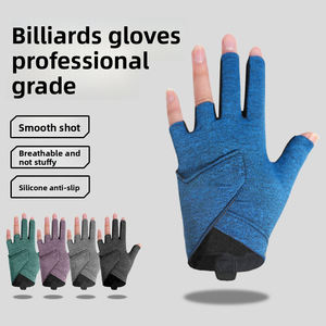 Gants de billard respirants antidérapants durables personnalisés à 5 doigts pour les joueurs de billard professionnels - Product Image 3