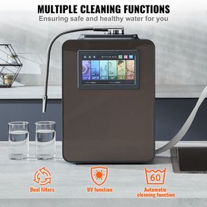 Macchina Ionizzatrice d'Acqua Alcalina pH 2.5-11.2, 6 Impostazioni, Sistema di Filtrazione Domestico, Purificatore d'Acqua Alcalina/Acida con Idrogeno - Product Image 4