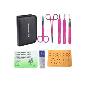 Meilleure vente en gros Prix Suture Kit Instruments avec coussinet de couture Étudiants en médecine Instruments médicaux Équipements médicaux - Product Image 1