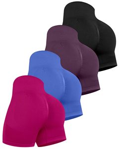 Ropa Deportiva de Cintura Alta, Sin Costuras, Elástica, Transpirable, Ecológica, para Yoga, Gimnasio, Ciclismo y Uso Diario para Mujer - Product Image 4