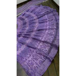 Conjunto Elegante de Lehenga Choli Morado para Fiesta, Talla M, con Trabajo de Lentejuelas, para Mujer, Diseñador FB - Product Image 4