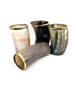 Natural Buffalo Horn Shot <b>Vodka</b> Tequila Mini <b>Glasses</b> Eco-Friendly Handmade Modern New Year Drinking Cup - Product Image 6