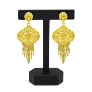 Pendientes Colgantes de Moda Chapados en Oro de 14K, 18K, 24K al por Mayor, Pendientes Nupciales de Diseño Turco, Joyería de Oro Laminado, Oro Joyería - Product Image 1
