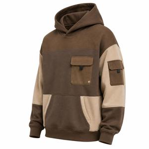 Sudadera con Capucha para Hombre, Invierno, ODM, Personalizada, Talla Grande, 370g, Ecológica, Spandex/Algodón, Sólida, Unisex, Forro Polar Grueso, Secado Rápido, Transpirable - Product Image 2