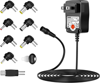 Cordon d'alimentation universel 12W 3V-12V DC, adaptateur secteur pour appareils électroniques domestiques, routeurs, enceintes, écrans LCD, caméras CCTV