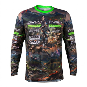 เสื้อเจอร์ซีย์จักรยานเสือภูเขา MTB สำหรับแข่งขันมอเตอร์ครอส มอเตอร์ไซค์ DH MX BMX ATV ดาวน์ฮิลล์ เอนดูโร่ ไซส์ใหญ่ จัดส่งตรงจากโรงงาน - Product Image 1