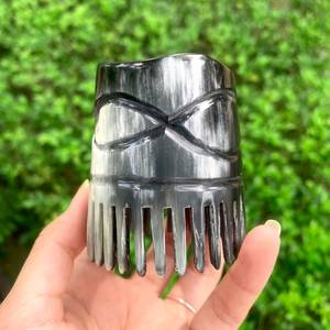 Rodillo de Masaje de Cuerno de Búfalo Natural Hecho a Mano, Ayuda a Suavizar la Piel y a la Circulación Sanguínea, Peine de Cuerno para Masaje, Herramientas de Masaje, Herramientas Corporales - Product Image 5