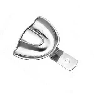 Premium Dental Impression Tray with Edge U1 Solid Upper Size XL Stainless Steel Reusable Autoclavable Perforation Free - Product Image 6