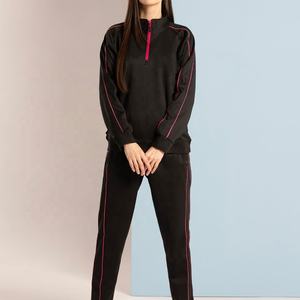 OEM Custom Logo Casual Jogging Suit Blank Cropped Hoodie and <b>Lounge</b> Women Tracksuit 2 <b>Two</b> <b>Piece</b> <b>Set</b> for Women Jogger Sweatpants - Product Image 3