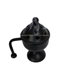 Loban Incienso Bakhoor Quemador Sambrani Dhoop Quemador Con Mango - Product Image 1