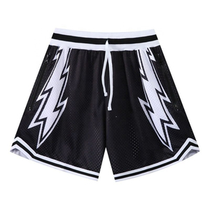 Nuevos pantalones cortos de baloncesto para hombre, pantalones cortos deportivos informales de secado rápido, de Color sólido, impermeables, para correr, Fitness, para verano - Product Image 1