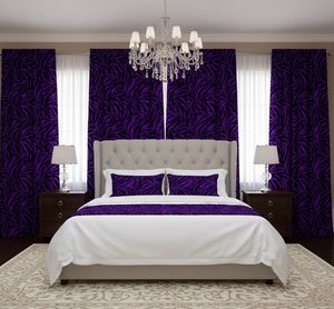 Designer Wildlife <b>Window</b> Curtains Dense Floral Pattern 70% Light Blocking Printed Drapes for Living Room Bedroom Apartment - Product Image 1