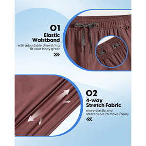 Pantalones cortos de gimnasio de verano para hombre, personalizados, para correr, hacer ejercicio, deportivos, casuales, para entrenamiento físico, pantalones cortos de jogging para hombre, estampados, de punto. - Product Image 3