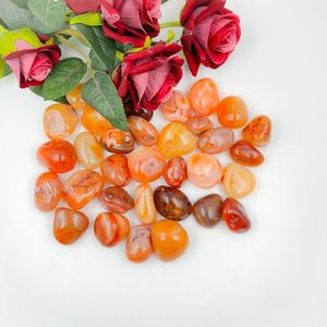Chakralume Pierres Roulées Naturelles en Cornaline Forme Irrégulière Orange Cristal de Guérison Reiki Méditation Énergie Décoration Vente en Gros - Product Image 6