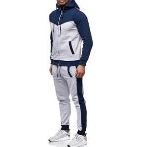 Conjunto Deportivo RAPID SPORTS para Hombre, Chaqueta con Capucha y Pantalones, Diseño Personalizado OEM, Informal, Invierno, 100% Algodón, Transpirable, Ligero, 2 en 1 - Product Image 1