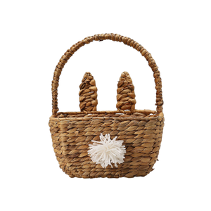 Handwoven Water Hyacinth <b>Easter</b> <b>Bunny</b> <b>Basket</b> for Storage Eco-friendly Storage <b>Basket</b> from Vietnam - Product Image 2