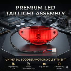 Ensemble de feux arrière de moto pour Bajaj Boxer BM 100 |   Unité de feux stop arrière - Product Image 2