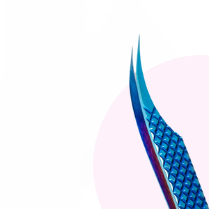 Pince à épiler pour extensions de cils OEM de haute qualité, à forte adhérence, durable, à pointe lisse, en acier inoxydable, à pointe en fibre, pour volume, personnalisable - Product Image 2