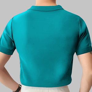 Chemises polo pour hommes, logo personnalisé, vêtements décontractés, nouvelle collection, couleur unie, respirant, coton, grande taille, polo de haute qualité - Product Image 4
