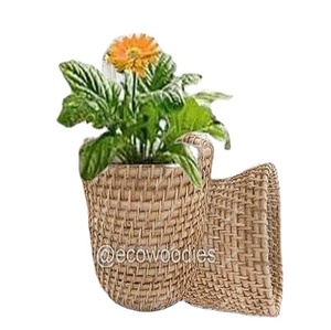 Cesta de jardinera de algas marinas de mimbre más vendida, macetas de flores, cesta de plantas tejida a mano para interiores, almacenamiento para vestíbulo de Hotel, jardines domésticos - Product Image 1