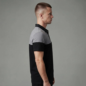 Camisa de Hombre de Primera Calidad, 100% Algodón, con Logotipo Bordado Personalizado, Tejido Sólido, Cómoda, de Secado Rápido, Estilo Casual de Dos Tonos - Product Image 5