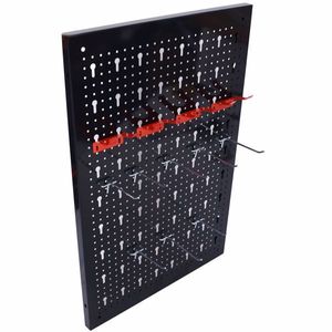 Organizzatore da Parete in Metallo con 3 Pannelli Forati da 4 Piedi per Garage, Porta Utensili, Porta Punte da Trapano, Porta Chiavi, Ganci e Accessori in Ferro - Product Image 6
