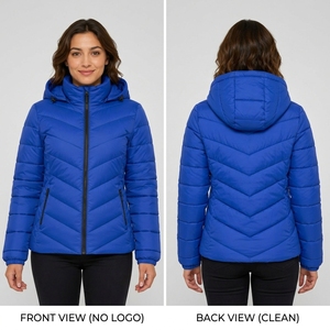 Women Puffer <b>Jacket</b> Premium <b>Quilted</b> Winter Apparel Women Puffer <b>Jacket</b> Featuring Soft Warm Filling Comfortable Fit And Durable - Product Image 6