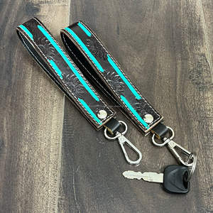 Nouveaux porte-clés personnalisés 2026 en cuir de vachette véritable, faits à la main, très tendance, avec dragonne, pour unisexe - Product Image 4