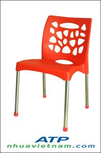 Chaise en plastique avec dossier complet sièges d'extérieur intérieurs légers et élégants, parfaits pour salon, bureau, balcon, restaurant - Product Image 6