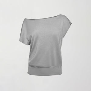 Sudadera de Mujer con Logotipo Personalizado, Diseño Invernal, Felpa, Tallas Grandes, Manga Corta, Hombros Descubiertos, Transpirable - Product Image 5