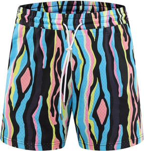 Best Selling Men Printed Mesh <b>Shorts</b> Gym Workout <b>Shorts</b> Lightweight <b>Polyester</b> <b>Shorts</b> For Mens OEM ODM Custom Logo Bulk Supplier - Product Image 1