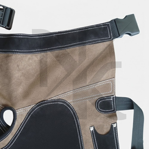 Delantal de Herrador de Caballos de Lujo Personalizable de Alta Calidad con Cierre de Hebilla, 100% Cuero Genuino, para Recortar Pezuñas, Tipo Chaps Completos - Product Image 2