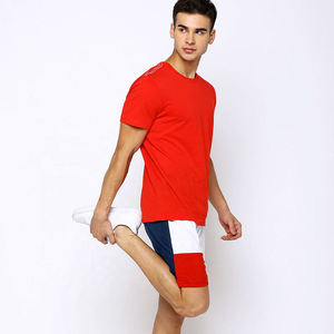 Shorts de bain pour hommes à blocs de couleur, taille élastique avec cordon de serrage et poches, vente en gros directe usine pour la plage et la natation - Product Image 5