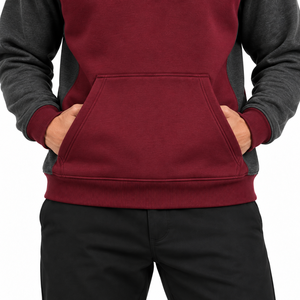 Sudadera con Capucha Unisex, Forro Polar, Manga Raglán, Color Sólido, 100% Algodón, Informal, para Verano, con Bolsillo, de Secado Rápido y Transpirable - Product Image 4