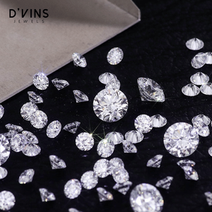 D'vins Jewels – Diamants de laboratoire en vrac à bas prix, 2,1 à 2,2 mm, pureté VVS, HPHT CVD synthétiques, couleur D, taille brillant, excellente qualité - Product Image 4