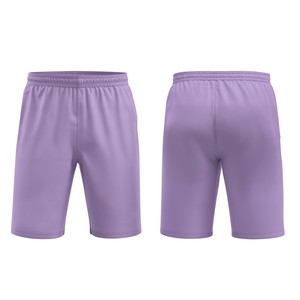 Pantalones Cortos Personalizados para Hombre, Color Morado Sólido, Casuales, Cintura Elástica, Tejidos, Largura Media, Estilo Liso Teñido, Varios Colores, ODM - Product Image 1