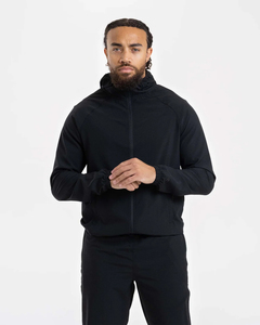 Custom Logo <b>Black</b> Latest Zipper <b>Windbreaker</b> Tracksuit Men's Set <b>Windbreaker</b> Set <b>Windbreaker</b> Hooded Jacket & <b>Windbreaker</b> Jogger - Product Image 5